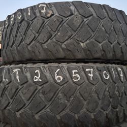 X2 Used Tires LT265/70R17