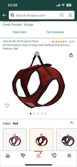 Step In Dog Harness Size Small 