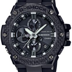 Casio G-Shock Analog Black Resin Watch GSTB100X-1A