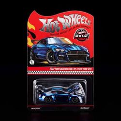 Hot Wheels RLC 2022 Ford Mustang Shelby GT500 Code blu