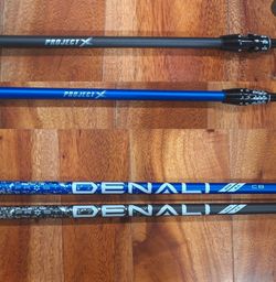 BRAND NEW《DENALI FROST》BLUE CB 60G 6.0 & BLACK 60G 6.5 Driver shafts with Standard length and Standard brand new SuperStroke X Lamkin 100 grip in Cobr