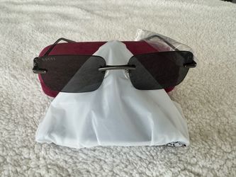 Men’s Rectangular Frame Sunglasses(black)