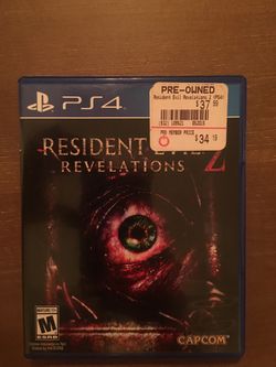 Sony PS4 resident evil 2