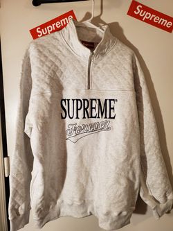 Supreme Forever Half-Zip Ash Grey