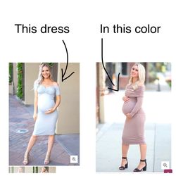 Maternity Dress, Baby Shower Dress