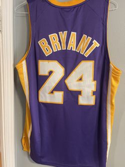 Purple LA Lakers Kobe Bryant #24 S M L XL XXL