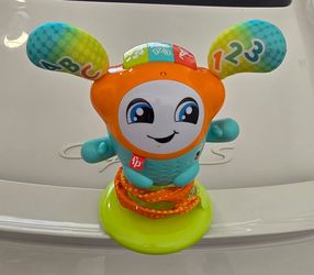 Fisher-Price DJ Bouncin' Beats Interactive Musical Learning Toy 12" tall