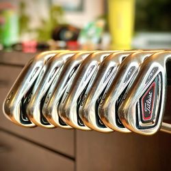 Titleist 716 AP1 Iron Set (PW-4i ONLY)– Stiff Shafts, +½” length extension, New MCC Align Grips