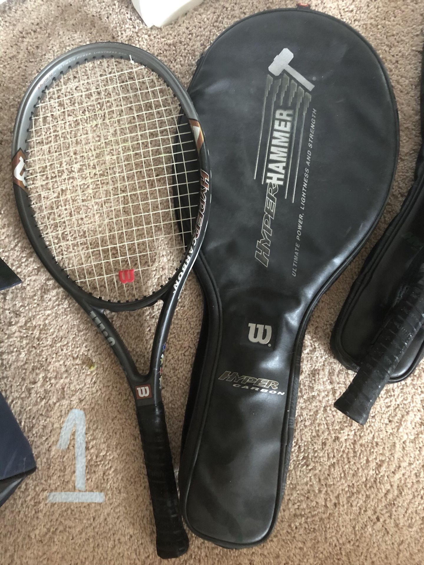 4 Wilson Tennis rackets (not all tennis rackets are $50) please read description below