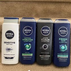 Men’s Nivea Body Wash (4 For $14)