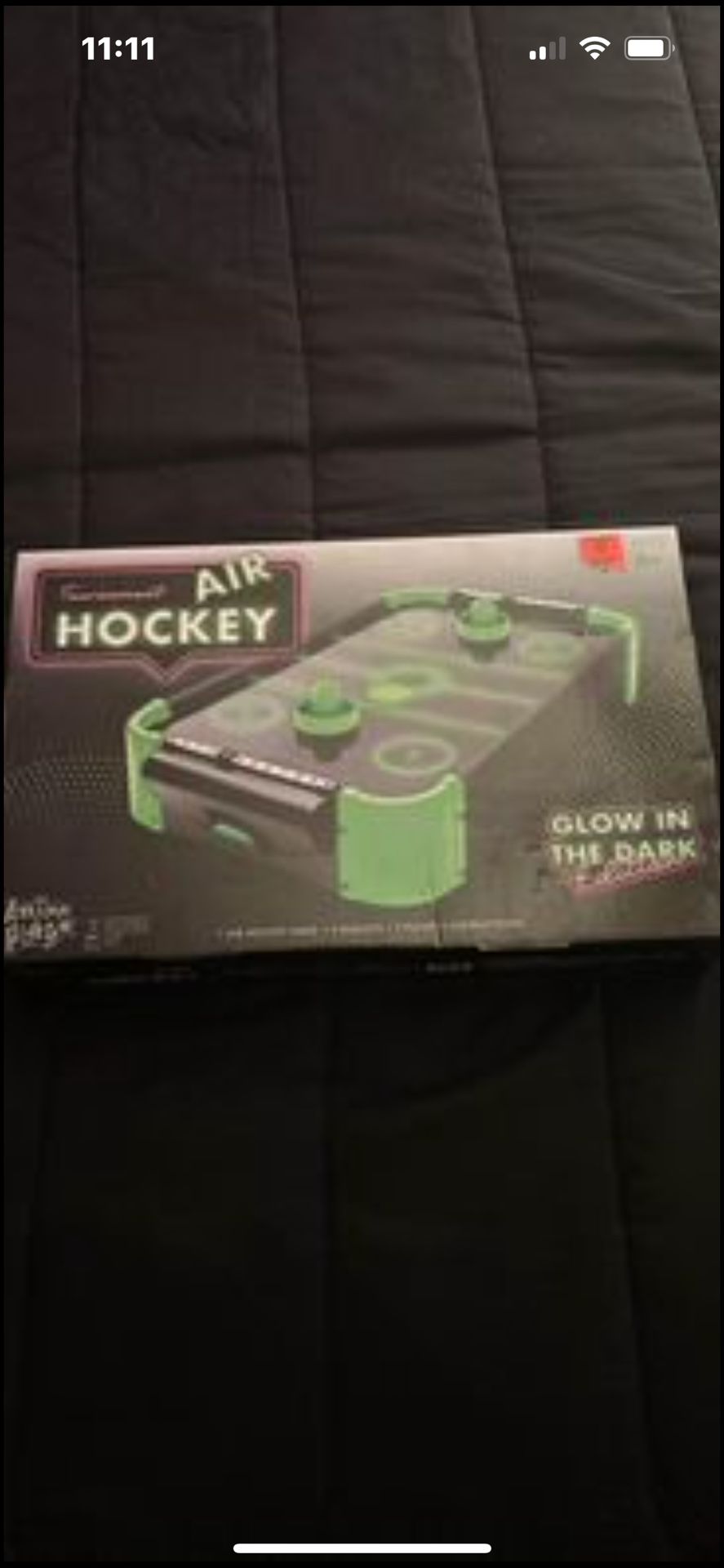 Glow In The Dark Mini Air Hockey Table 