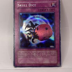 Yu-Gi-Oh! TCG Skull Dice EDS-003 Prismatic Secret Rare Moderately Played PROMO