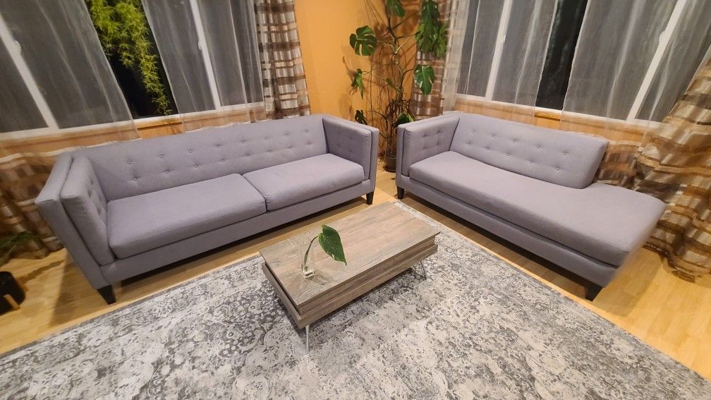 Macys Braylei Sofa And Chaise Lounge