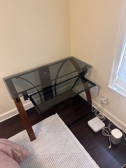 Desk! With Slide Shelf For Keyboard 