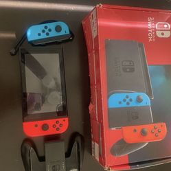 Nintendo Switch With Minecraft Game 