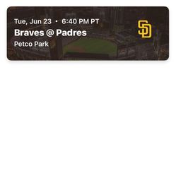 Padres Tickets 6/23
