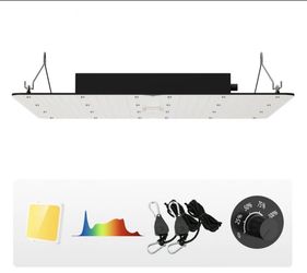 VEVOR LED Grow Light, 400W Full Spectrum Dimmable, High Yield Samsung 2B1B Diodes Growing Lamp for Indoor Plants Seedling Veg and Bloom Greenhouse Gro