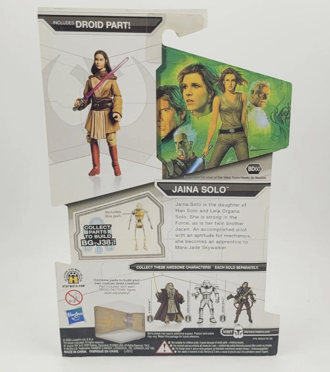 Star Wars Legacy Collection Actionfigur – Jaina Solo Mit Droiden-Teil BG-J38