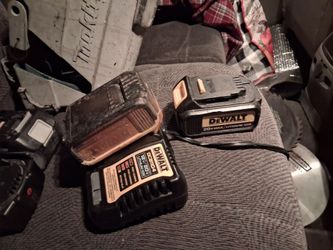 Dewalt batteries and charger