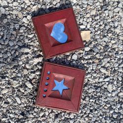 Vintage Farm Mirror Art 