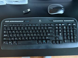 Logitech wireless keyboard and mouse