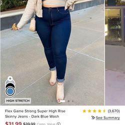 Fashion Nova Size 20 Jeans  