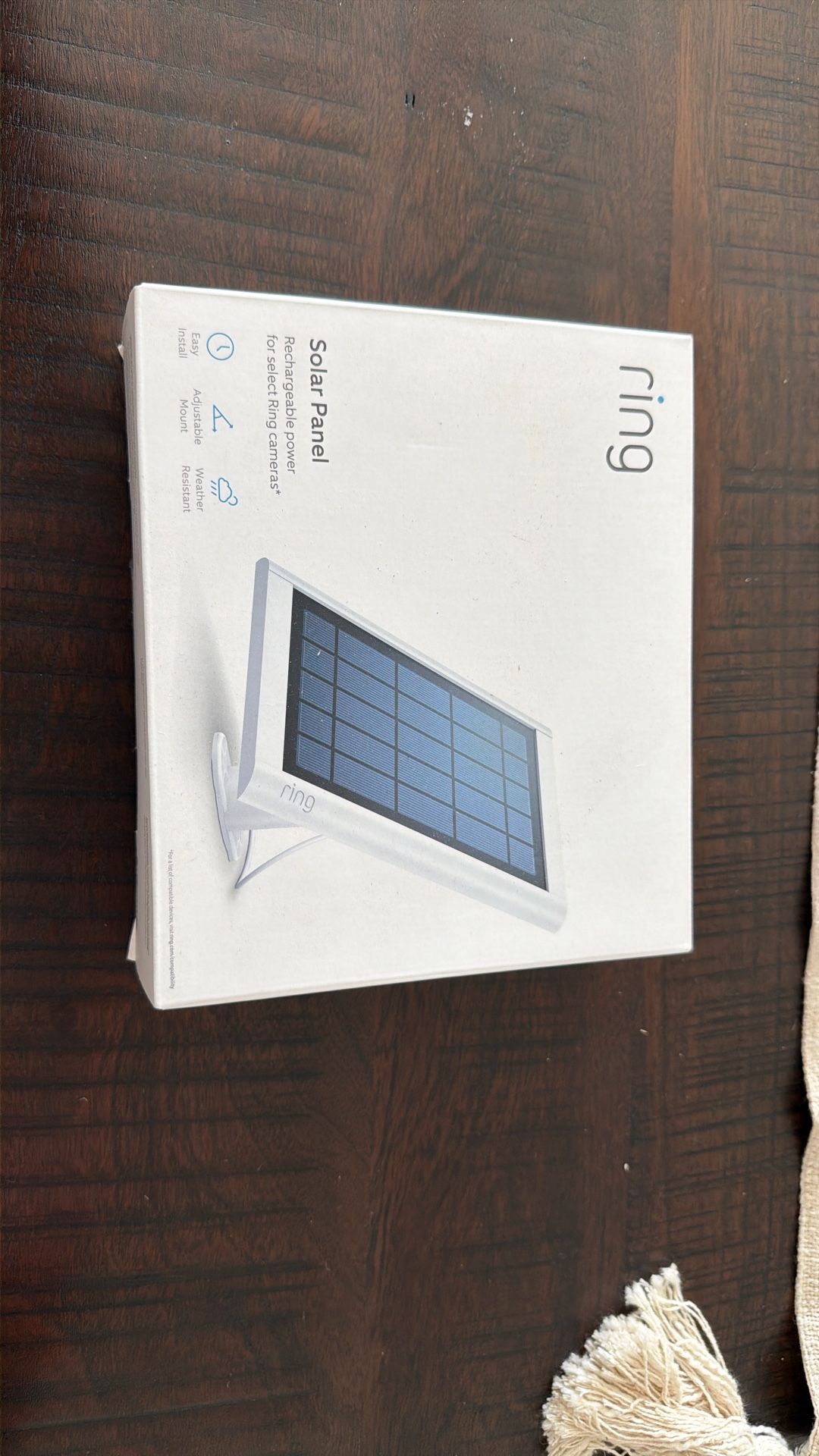 Unopened Ring Solar Panel