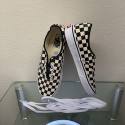 Pan checkerboard golden Coast sneakers men’s size 8