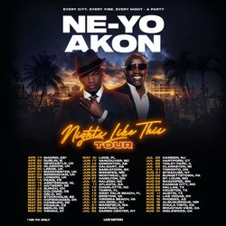 Ne-Yo and Akon Concert Ticket