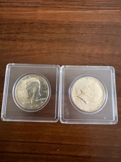1964 Kennedy Half Dollar Silver Coins (2)