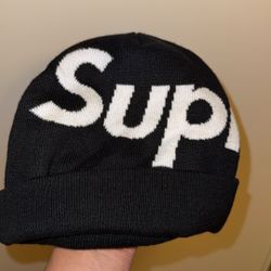 Supreme Big Logo Beanie (FW24) Brand New Never Worn, Perfect For Winter
