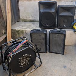 Seismic Audio SACB-24x8x100 24-Channel + Electro-Voice EV ZX4 & Electro Voice SX300 + EV Force Electro-Voice Speaker ((SOLD AS A BUNDLE))