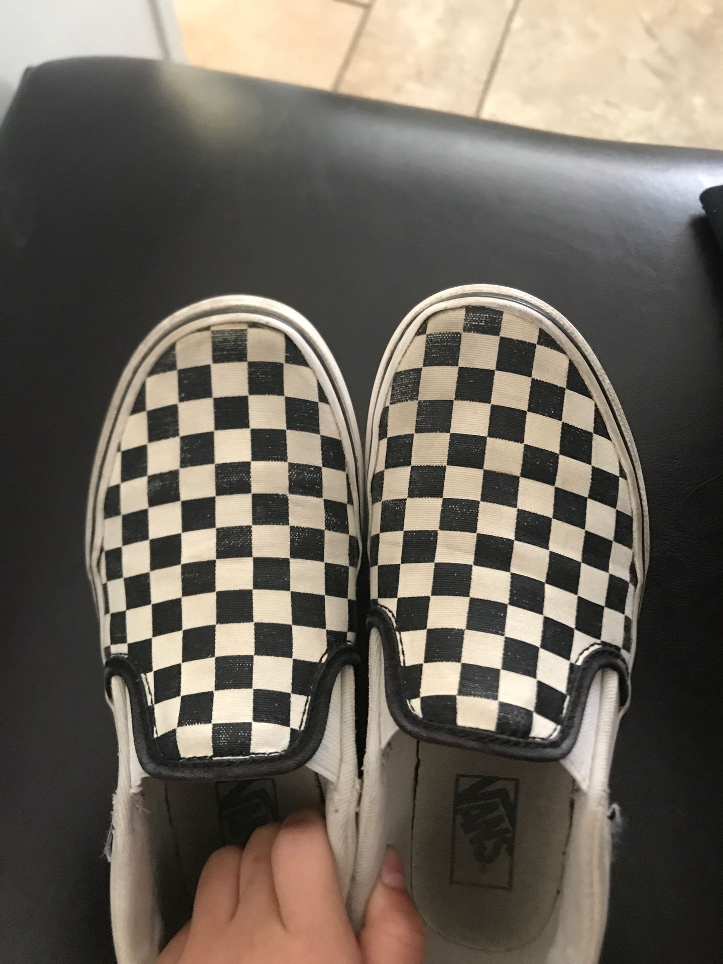 Checkered Vans