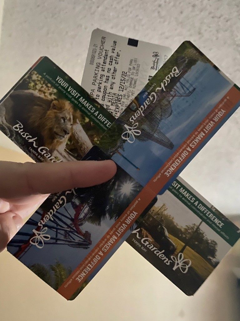 Bush Gardens Tickets 