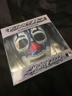 BRAND NEW!! MISTER CARTOON STADIUM EDITION CLOWN MASK!!