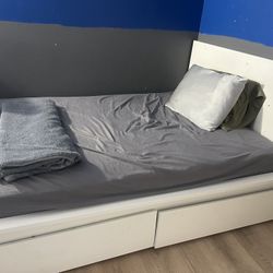 Full Size Bed with Storage