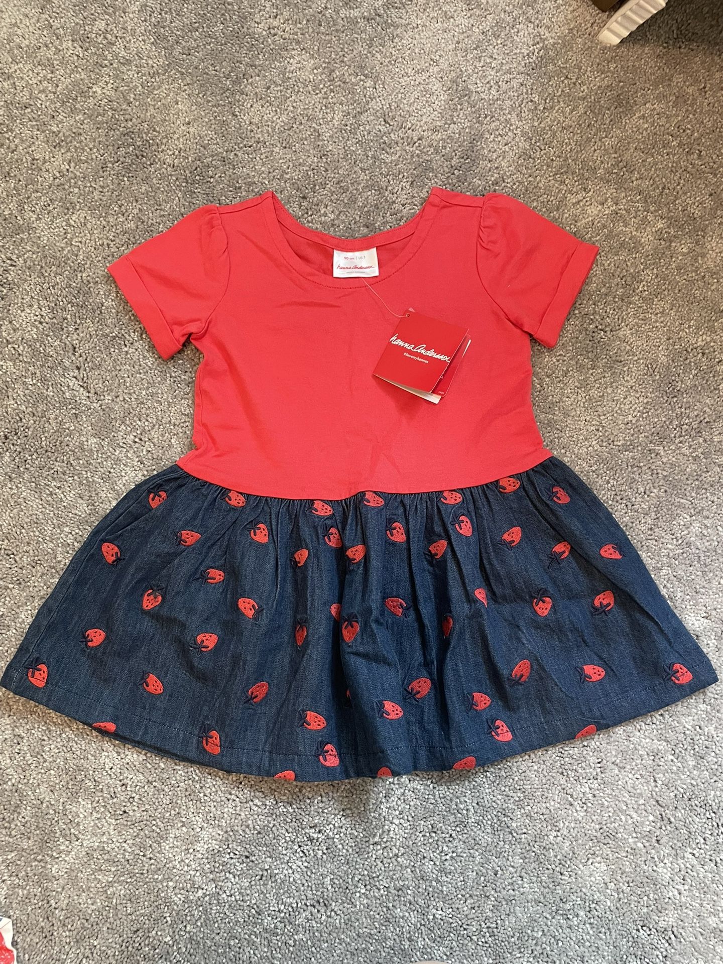 NWT Hanna Andersson Strawberry Dress