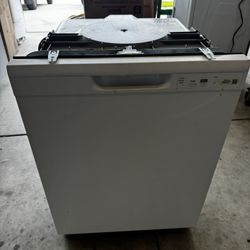 White GE Dishwasher 