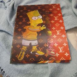 3D LV Bart Poster