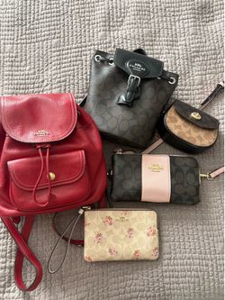 Coach backpacks and purses