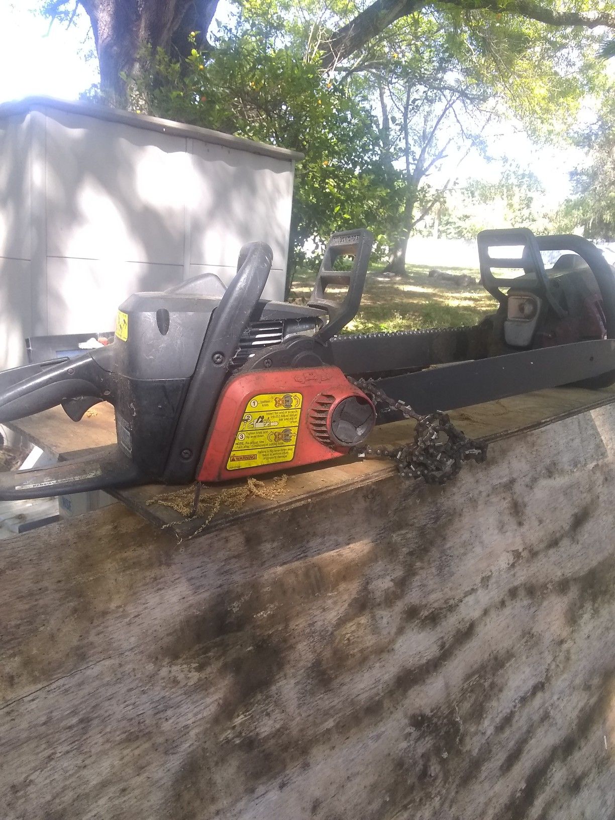 2 Craftsman chainsaw parts as is