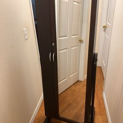 Jewelry Cabinet Armoire Mirror