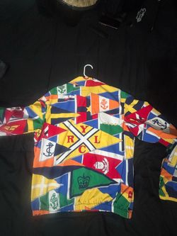 Polo Ralph Lauren Nautical Flags Windbreaker Jacket – Men’s size large