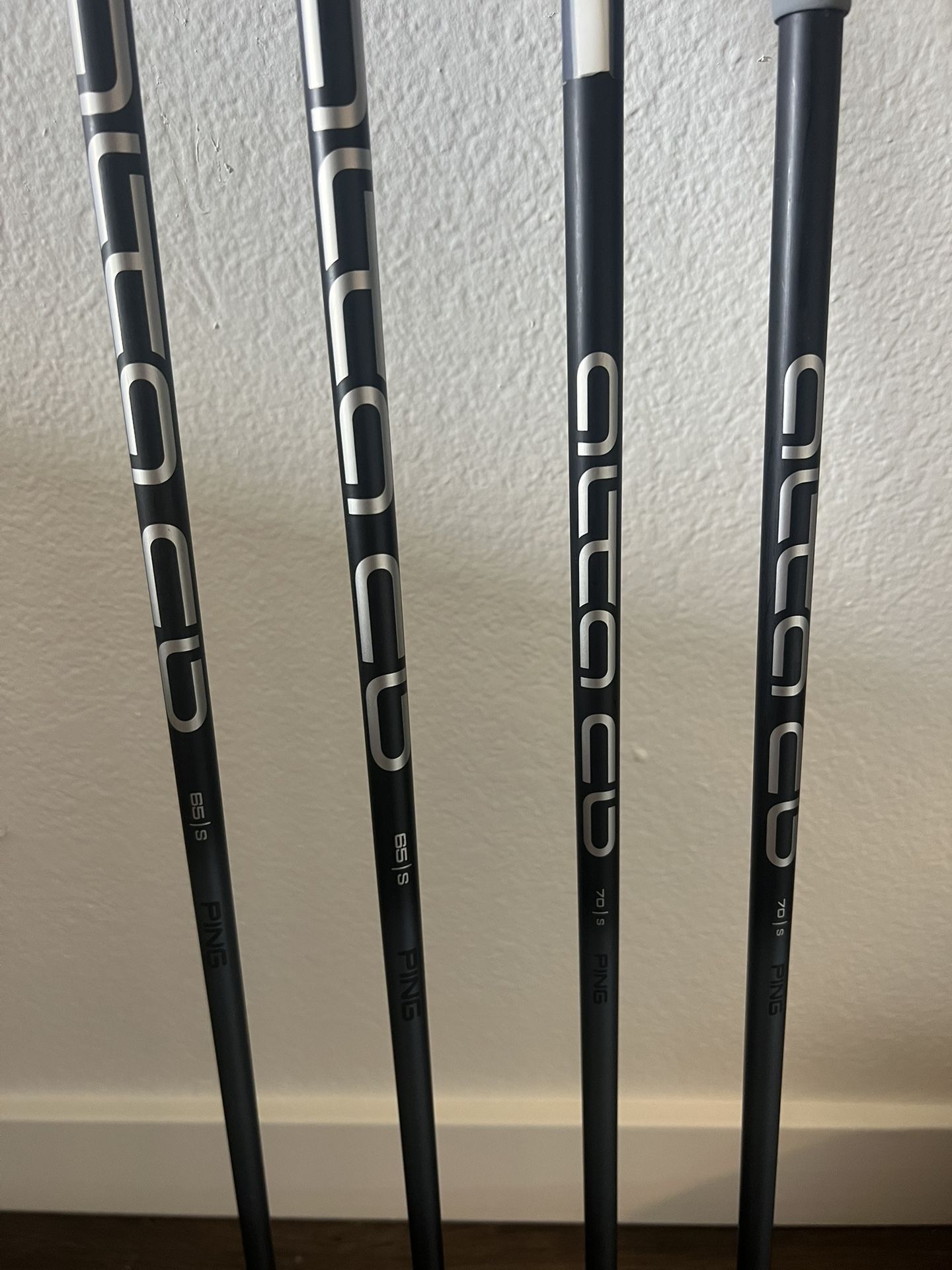 PING Alta Slate CB fairway wood and hybrid shafts stiff flex