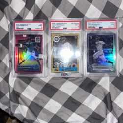 Julio Rodriguez 3 Rookie Card Lot