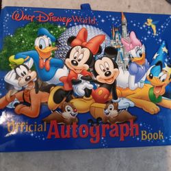 Disney Autograph Album With 4 Signatures