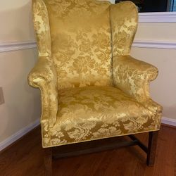 Antique Gold George Wing Chair