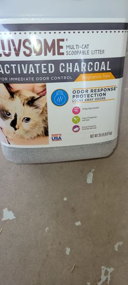 Luvsome Activated Charcoal Cat Litter 20 lb