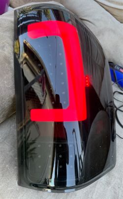 07-13 Chevy Silverado Smoke Black Full LED Tail Lights