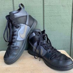 Mens Size 12 - Nike Forty Percent Against Rights x Dunk SB High Black
